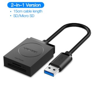 UGREEN USB 3.0 Card Reader SD Micro SD TF CF MS Compact Flash Card Adapter