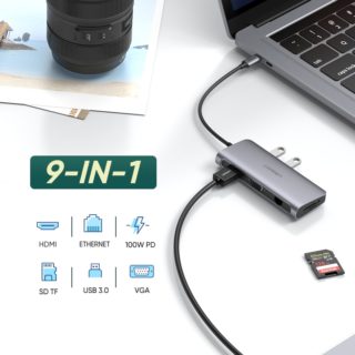 UGREEN USB C HUB 4K 60Hz 9-in-1 USB Type C